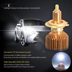2Pcs H7 6500K LED Headlight Conversion Kit Bulbs CSP Chips 12000LM Xenon White - Picture 1 of 11