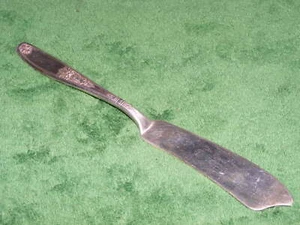 International 1847 Rogers Bros "AMBASSADOR" Butter Server Knife - Imagen 1 de 8