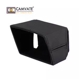 CAMVATE Nylon LCD Sonnenhaube Schirm für DSLR Kamera/Camcorder mit 3" ausklappbarem Bildschirm - Bild 1 von 7