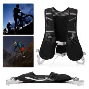 Hydration Running Vest Multi-pockets Cycling Backpack Unisex Hiking Chest Pack - Picture 1 of 11