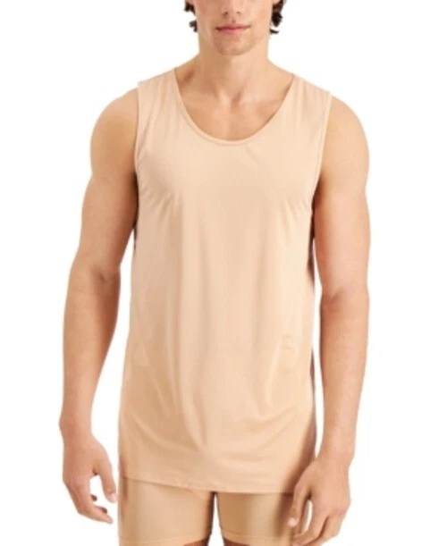 ALFANI Intimates Beige Mesh Stretch Tagless Tank Base Layer Underwear XL