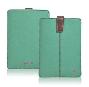 Apple iPad mini Case GREEN Canvas SANITIZING Screen Cleaning Sleeve Pouch - Picture 1 of 10