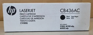 Toner HP 36A Schwarz CB436AC Neu OVP A-Ware Original HP LaserJet P1505 Rg MwSt - Photo 1/5