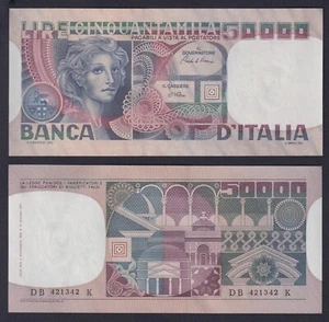 Banconota Italia 50000 lire 1982 P.-107d FDS-/UNC- - Imagen 1 de 2