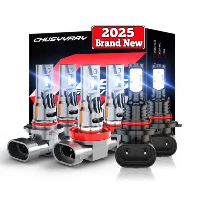 For Lexus RX330 2004-2005 2006 6000K Bulbs High/Low Beam & Fog lights 6pc White Foto 1 de 4