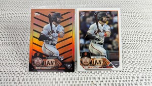 Brett Wisely (RC) 2023 Topps Update #US174 *ORANGE & BLACK PARALLEL* -Halloween
