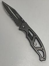 Gerber Paraframe I - Ti Grey Serrated Folding Pocket Knife
