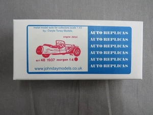 1:43  AUTO REPLICAS  A.R. 48   1937  MORGAN F.4   WHITE METAL KIT/ETCHED WHEELS - Picture 1 of 8