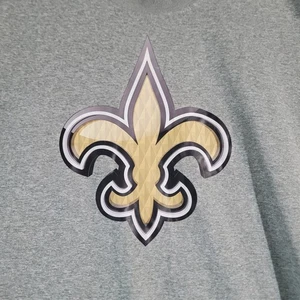 Nike Dri Fit NFL New Orleans Saints Tshirt Breast Cancer 2xl Gray Tee Shirt - Picture 1 of 18