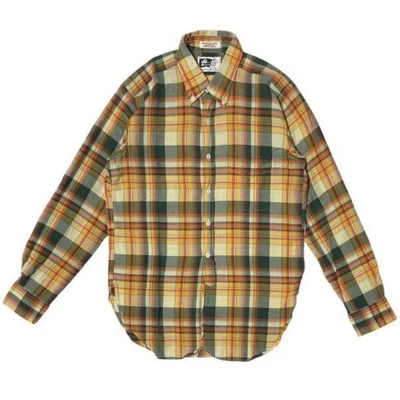 Engineered Garments 19th BD Shirt Yellow XS Solid Check Cotton - Image 1 of 4