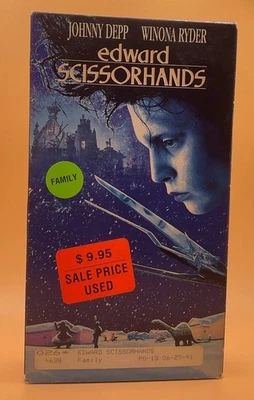 Edward Scissorhands VHS 1991 CBS FOX Johnny Depp **Buy 2 Get 1 Free** Foto 1 de 4