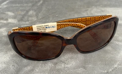 Gafas de sol Coach Whitney S495 marco tortuga marrón lente degradada 130 mm Foto 1 de 4