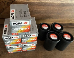 Agfa Optima Prestige Film 35mm 9 rolls 100-36exp Expired 06/1007 - Picture 1 of 9