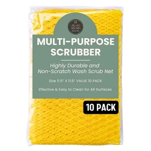 UNHA's Dish Scrubber Cloth - Mesh Dishwashing Scouring Pad for Kitchen - Non-... - Picture 1 of 7
