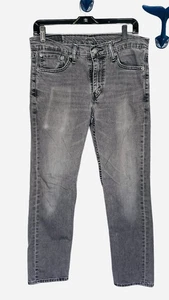 Levi’s 511 Unisex Tag 32x30 Slim Fit Dark Wash Black Denim Jeans - Picture 1 of 6