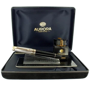 Pluma estilográfica Aurora Optima Ultima Lira 2001 edición limitada nunca entintada - Imagen 1 de 12