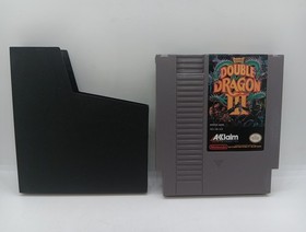 NES Double Dragon 3 con manual y funda, probado