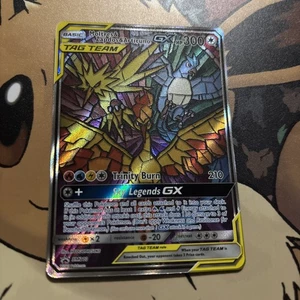 Pokémon TCG Moltres Zapdos Articuno GX SM210 Hidden Fate Promo - Picture 1 of 2