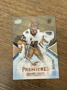 2017-18 Upper Deck Ice #139 Maxime Lagace #/999 - Foto 1 di 2