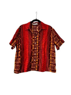 Vintage Manuhealii  Womens Hawaiian Shirt Aloha Topical Casual Size Small - Image 1 of 4