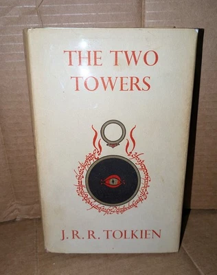 TWO TOWERS JRR Tolkien 1966 First edition 12th impression HC/DJ free S/H - Image 1 of 4