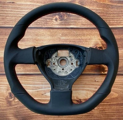 Lenkrad für VW Golf 5 Lederlenkrad Leder Tuning 30-3166 - Bild 1 von 4