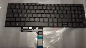 New for Lenovo Yoga Pro 9 16IMH9 16IAH10 Laptop US Backlit Keyboard Gray - Afbeelding 1 van 1