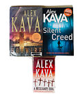 Alex Kava - 3 Book Bundle - Necessary Evil/ Silent Creed/ Hotwire - Good Cond