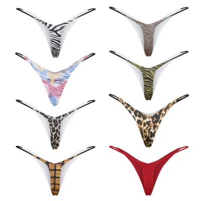 Frauen Nahtloser Tanga G-String Höschen Sexy Schlachtschilder T-Back Dessous С - Bild 1 von 4