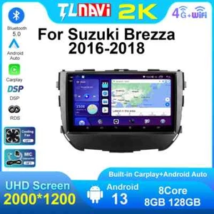 Sistema de navegación GPS Android 13 Carplay pantalla táctil para Suzuki Brezza 2016-2018 - Imagen 1 de 32