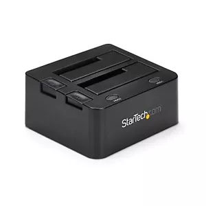 StarTech.com Dual-Bay USB 3.0 To SATA Hard Drive Docking Station, USB Hard Dr... - Picture 1 of 8