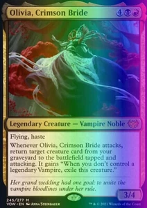 MTG Olivia, Crimson Bride (245/596) Innistrad Crimson Vow NM FOIL - Picture 1 of 1
