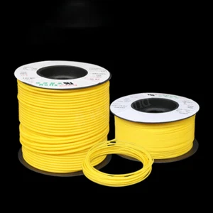 Tubo tubo tubo in PTFE giallo 150 V tubo tubo alta temperatura ID 0,3~ 3,38 mm tutte le dimensioni a scelta - Foto 1 di 5
