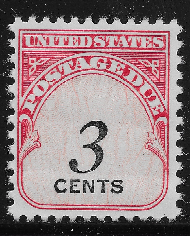 US Scott #J91, Single 1959 Postage Due 3c FVF MNH - Image 1 of 1