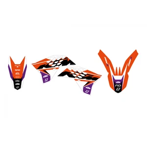 Grafik Aufkleber Set Ktm Exc 125 200 250 300 Excf 400 450 530 2008 - 2011 Motorrad - Bild 1 von 2