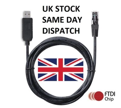 UK RADIO CABLES Deye SunSynk Sol-Ark Wechselrichter RS485 USB Kommunikation Programmierkabel Solar