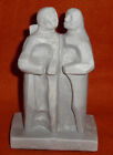 Adam & Eva in abstrakter Form sakrale Kunst Skulpur Arantzazu Baskenland Spain