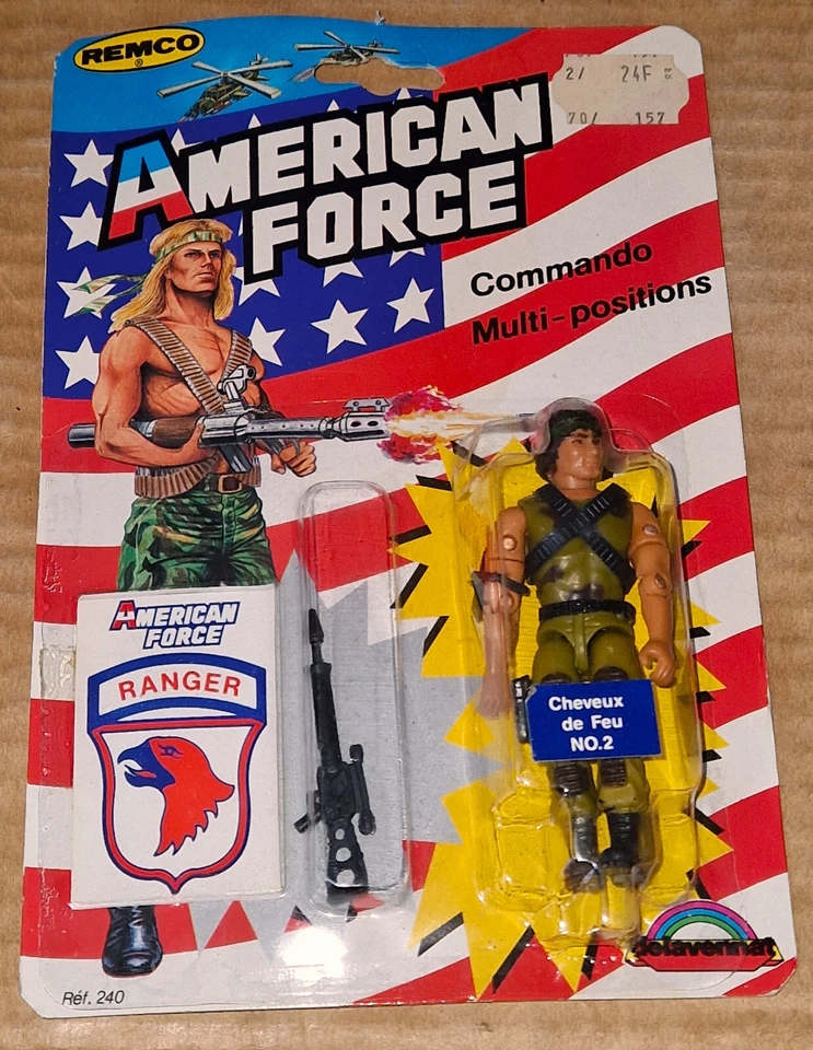 US Forces Remco American Defense BRUSHFIRE Gi Joe Bootleg KO Action Figure MOSC