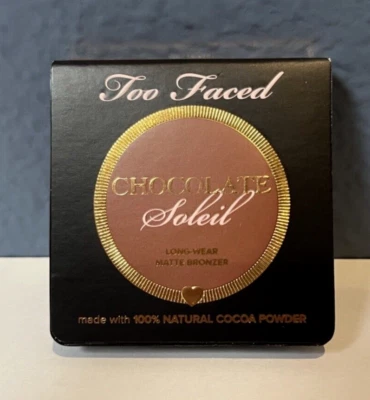 TOO FACED Chocolate Soleil Long Wear Matte Bronzer Mini Travel .08oz/2.3g NEW - Image 1 of 3
