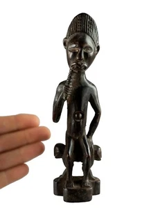 Statuetta Africana Kongo - Feticcio Divinatorio - Uomo Seduta Su Sgabello - 420 - Picture 1 of 10