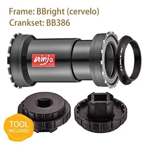TOKEN Ninja Thread Together Bottom Bracket BB-Right shell fit BB386 crank - Picture 1 of 6