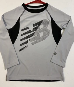 New Balance Boys Long Sleeve Gray Shirt Size XXS 5 NWT - Picture 1 of 1