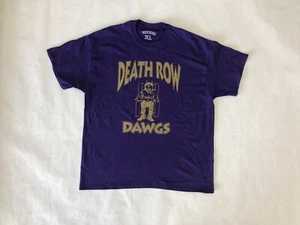 University Of Washington Huskies Death Row Dawgs Tee Shirt Football UW Size XL - Picture 1 of 5