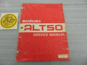1982 SUZUKI ALT50 SERVICE MANUAL OEM# 99500-20080-03E - Picture 1 of 4