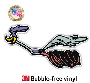 Plymouth RoadRunner Vinyl Decal LEFT MADE IN USA WINDOW CAR LAPTOP WALL - Bild 1 von 1