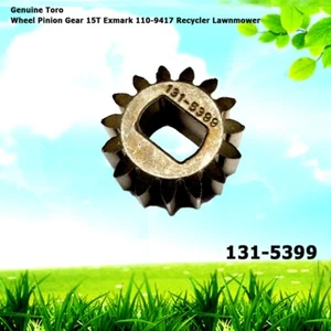 Genuine Toro 131-5399 Wheel Pinion Gear 15T Exmark 110-9417 Recycler Lawnmower - Picture 1 of 7