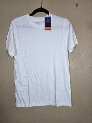 French Toast Boys' Short Sleeve Crewneck Tee White XL 14/16 - Image 1 of 3