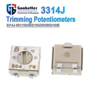Trimming Potentiometers 3314J-1/102/502/103/203/503/104E Adjustable Resistor - Picture 1 of 10