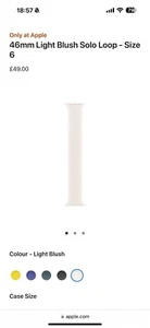 New Genuine Apple Watch Solo Loop Band Strap 38/40/41/42/44/45mm Official - Picture 1 of 6