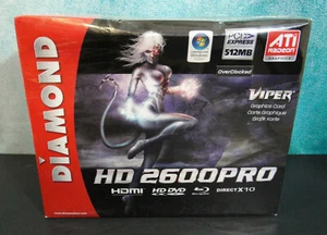 Diamond ATI Radeon HD2600PRO Viper Graphics Card 512MB PCIE Overclocked Sealed - Picture 1 of 6